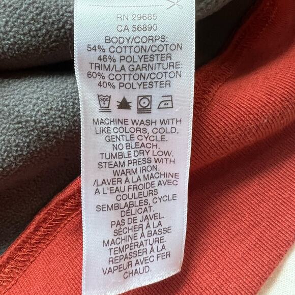 Pendleton Men's Red Fleece Lined Inner Quarter Zip Sweater Shirt - Large - Picture 9 of 9